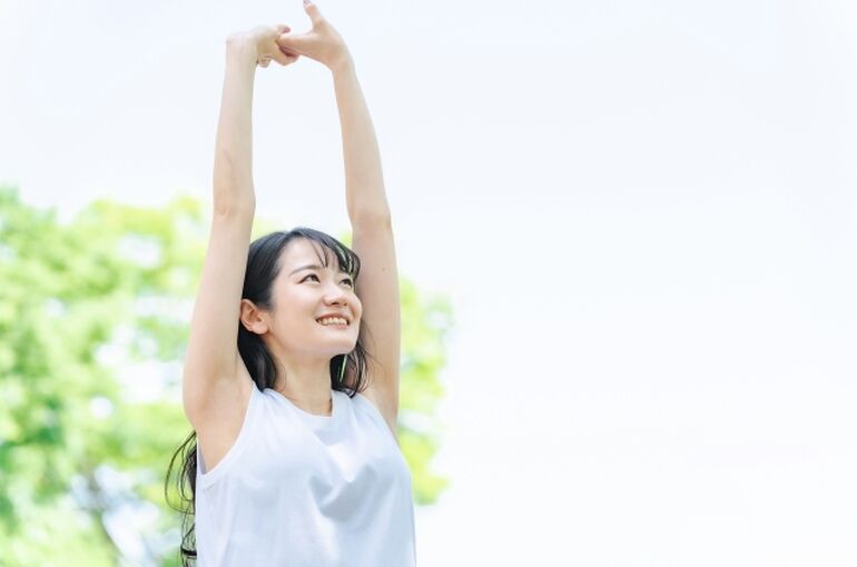 女性_ストレッチ